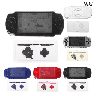 Niki เคสพร้อมปุ่มสําหรับ So-Ny Psp2000 Psp2006 Psp3000Console