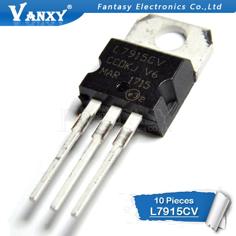 10PCS L7915CV TO220 L7915 TO-220 7915 LM7915 MC7915 7915CV new and  original IC