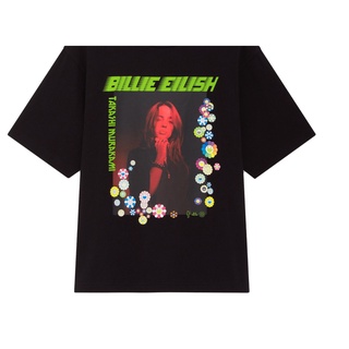 เสื้อยืดผ้าฝ้ายงานใหม่BILLIE ฟอกนุ่ม วินเทจ สวยมาก เสื้อยืดพิมพ์ลายS-4XL