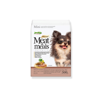 JerHigh เจอร์ไฮ มีท แอส มีลล์ โฮลิสติก อาหารสุนัข รสเนื้อไก่ย่างและตับย่าง 500 กรัม บรรจุ 1 ซอง (คละแพ็คเกจ)