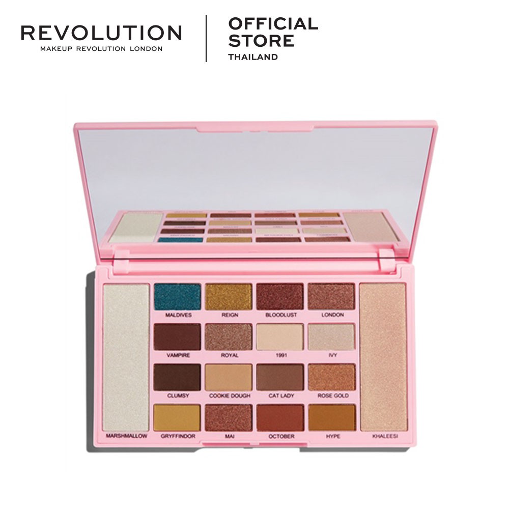 สวยๆ Revolution Kisu Eyeshadow Highlighter Palette Pantip