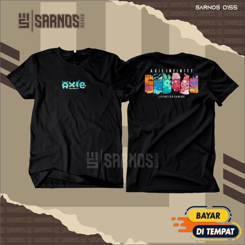 เสื้อยืด พิมพ์ลาย Axie infinity sarnosmerch
