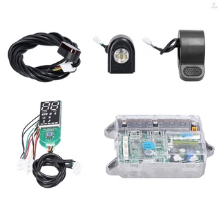 RIDERLIVING Electric Scooter Motherboard Controller BT Digital Display with Accelerator Front and Rear Light Compatible with M365/PRO Electric Scooters