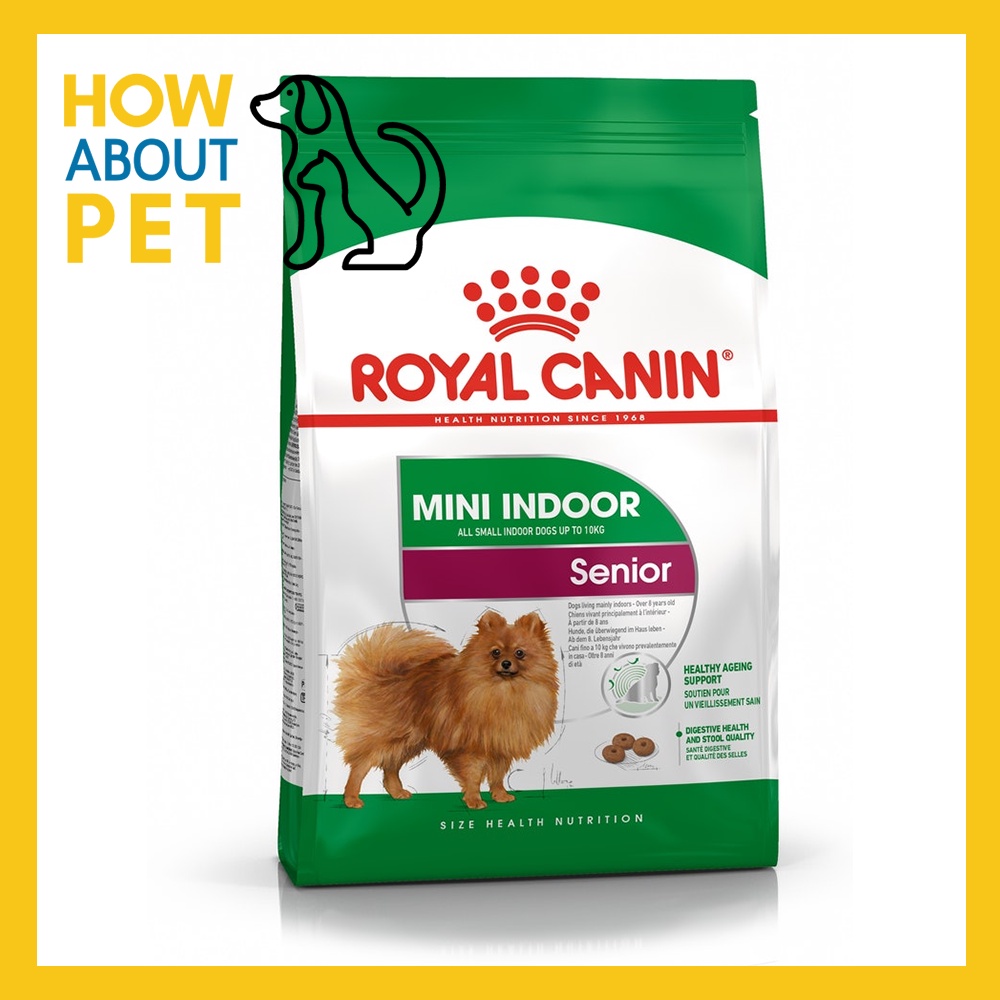 (3kg) Royal Canin Mini Indoor Senior Dog Food รอยัล คานิน อาหารเม็ดสุนัข สำหรับสุนัขพันธุ์เล็กสูงวัย