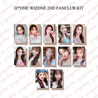 (พร้อมส่ง/เซต) Izone WIZONE 2ND ชุดพัดลมระบายความร้อน IZON MEMBER KIT FANKIT PHOTOCARD UNOFICIAL FANMADE Izonshop IZON