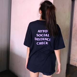 Ayyo social distance check tee