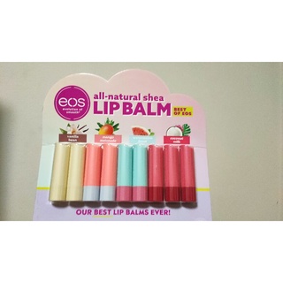 พร้อมส่ง eos LIP BALM all-natural shea / ลิปบาล์ม eos นำเข้าจากUSA🇺🇸