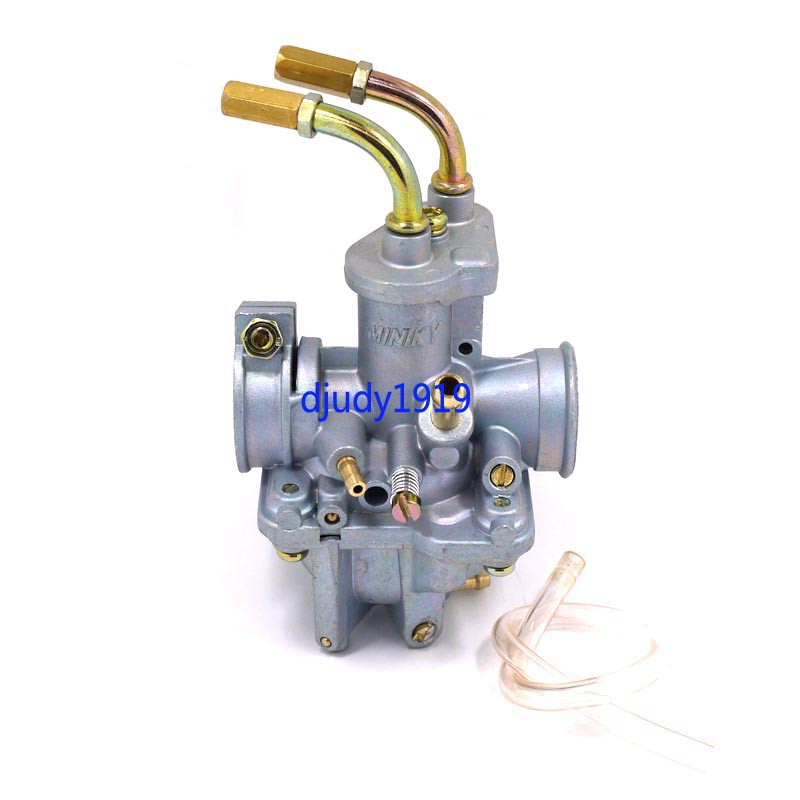 Dual Choke รถจักรยานยนต์ Dirt Bike คาร์บูเรเตอร์สําหรับ Yamaha PW50 PEEWEE50