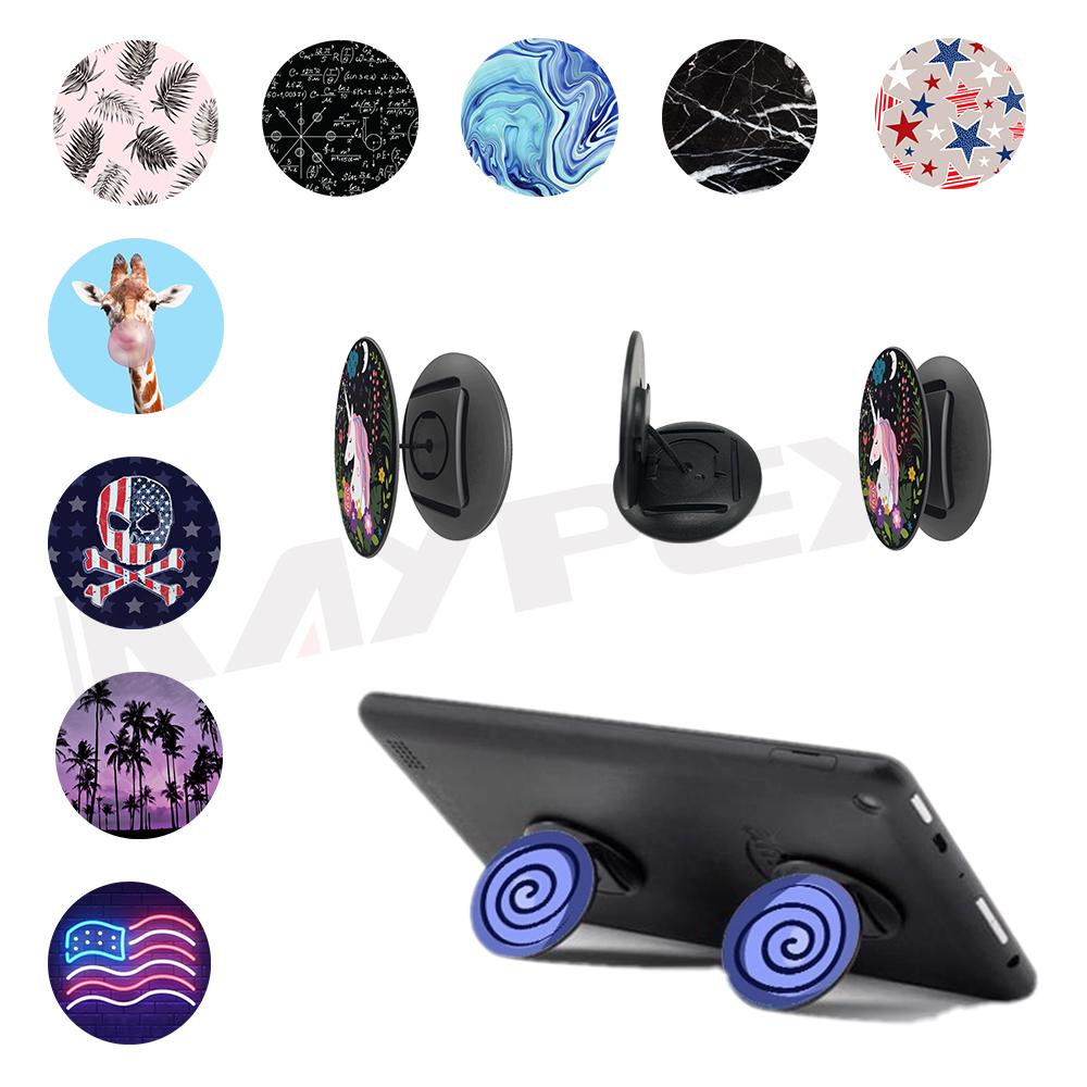 Popsocket ผู้ถือโทรศัพท์มือถือหินอ่อนสีดำ pop socket marble phone holder stand Tik Tok