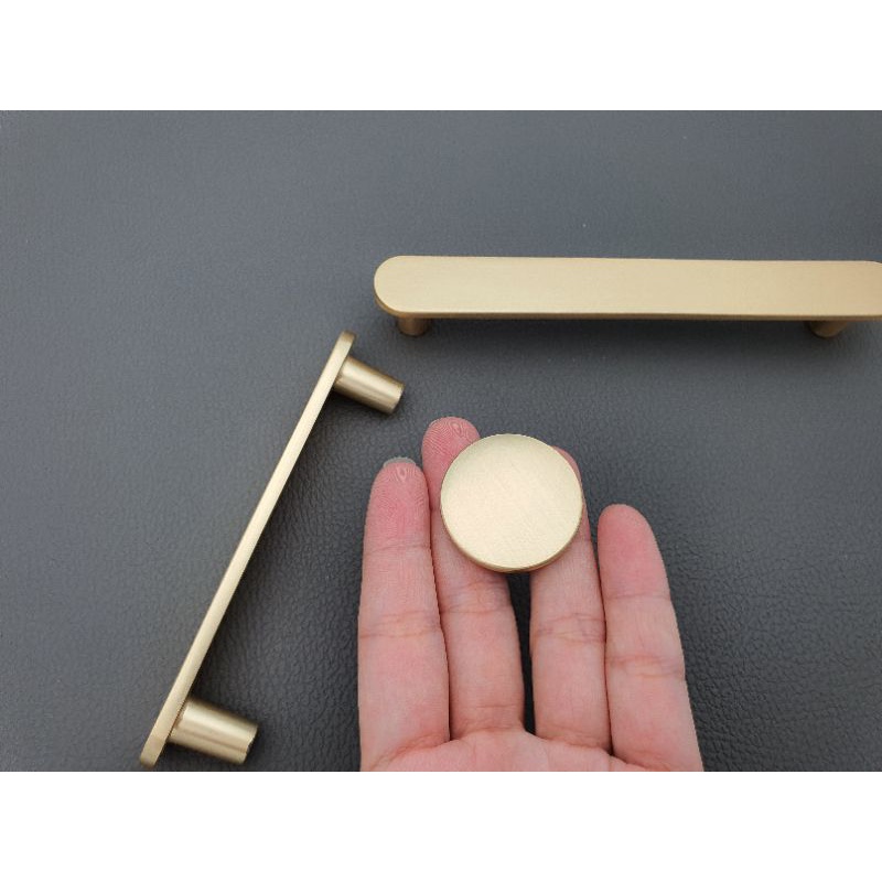 มือจับตู้สีทอง สไตล์นอร์ดิก มินิมอล มือจับลิ้นชัก ที่จับตู้ ตกแต่งเฟอร์นิเจอร์ (พร้อมส่ง) - รูปที่ 2