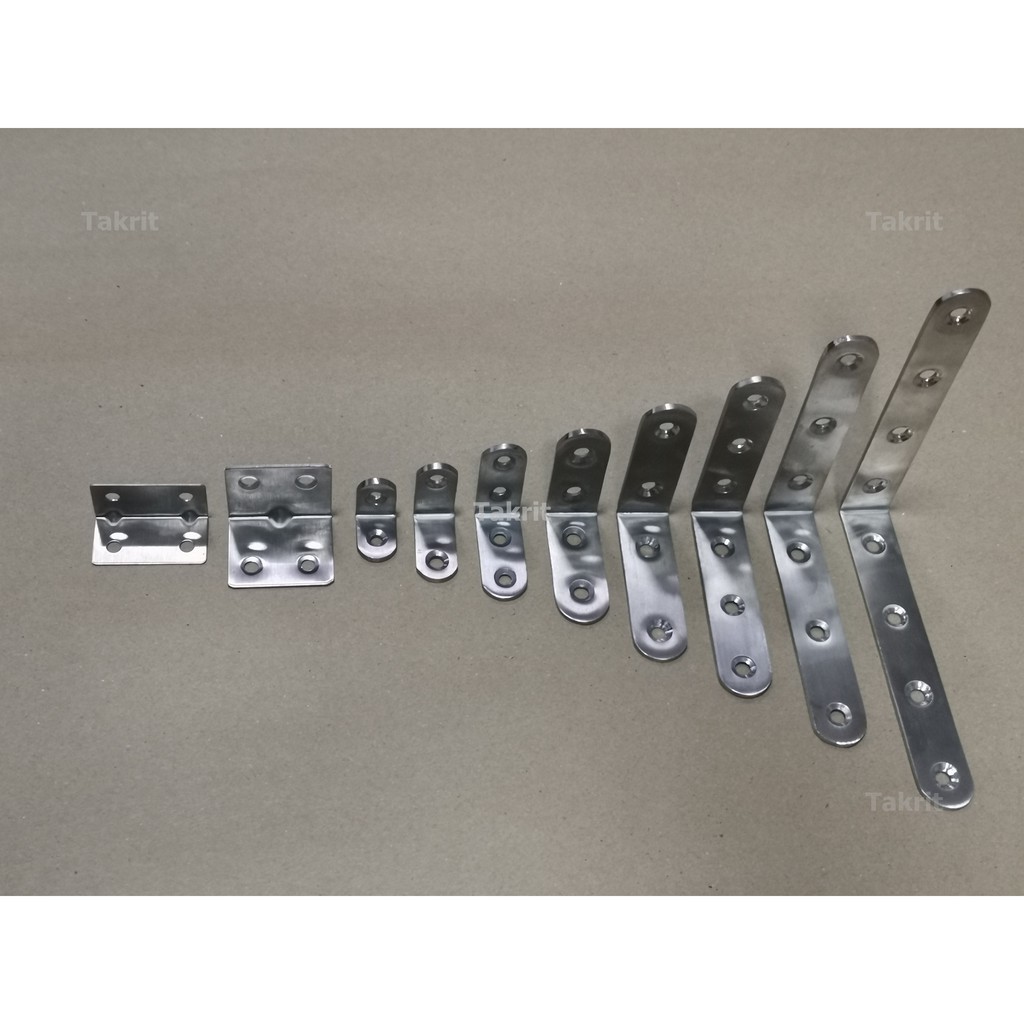 ชุด 6 ชิ้น ฉาก DIY ฉาก ขนาด เล็ก เหล็กฉาก สแตนเลสฉาก หนา ขายเป็นชุด – โปรปัง