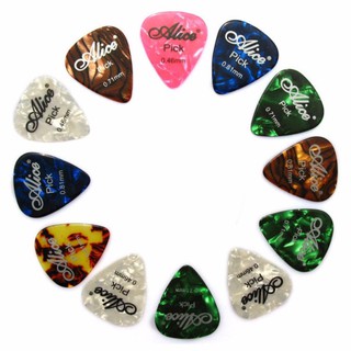 Alice ปิ๊กกีตาร์มุก Guitar Pick รุ่น 600A  12 ตัว