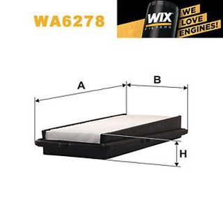 WIX กรองอากาศ Honda AC9093 แอคคอร์ด 2.0 ปี90 หัวฉีด (WA6278)17220-PT2-000