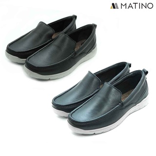 MATINO SHOES รองเท้าชายหนังแท้ รุ่น MC/S 3010 - BLACK/NAVY