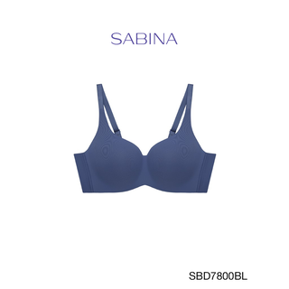 Sabina ซาบีน่า ฟองดี รุ่น PERFECT BRA  (ไร้โครง) รหัส SBD7800BL สีฟ้า