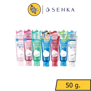 มีทุกสูตร ขนาด 50g. SHISEIDO SENKA Perfect Whip โฟมล้างหน้าเซนกะ เนื้อวิปครีม จากญี่ปุ่น