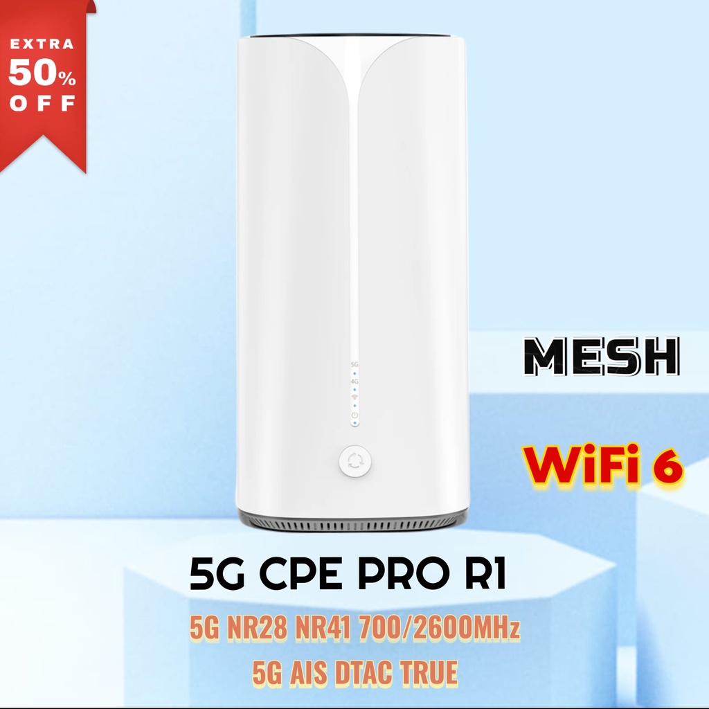 5G CPE PRO SE 2 MESH WiFi 6 เราเตอร์ 5G ใส่ซิม รองรับ 5G 4G 3G AIS,DTAC,TRUE,NT