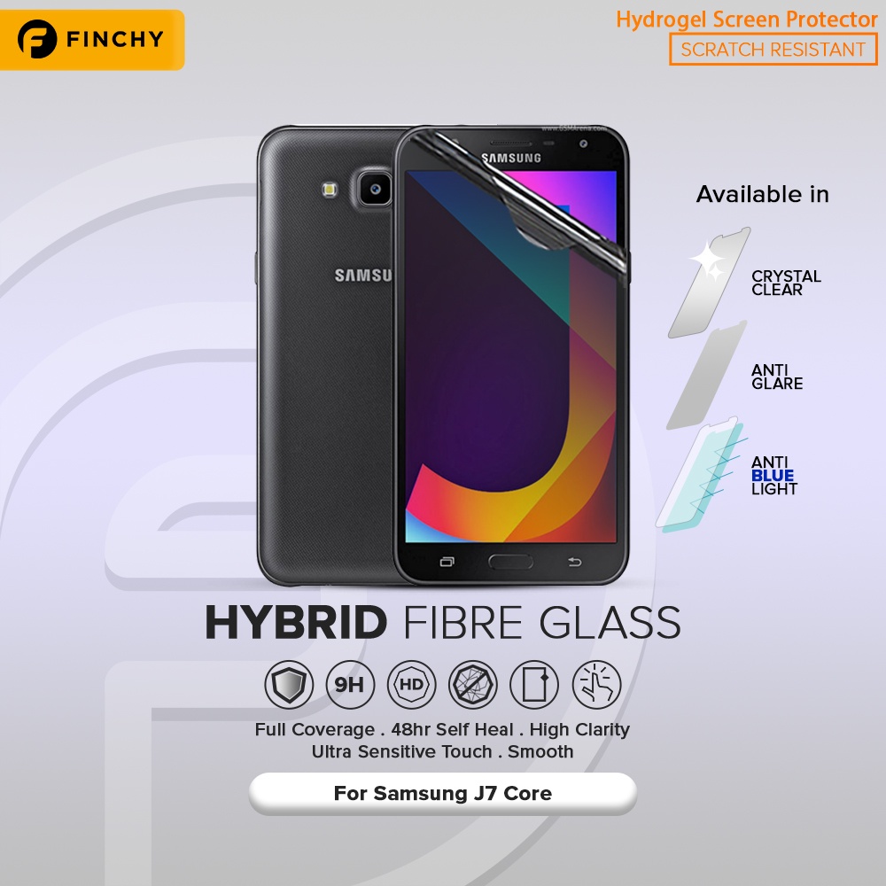 FINCHY Samsung J7 Core Hydrogel Premium Anti-Break Screen Protector - ด้านหน้า