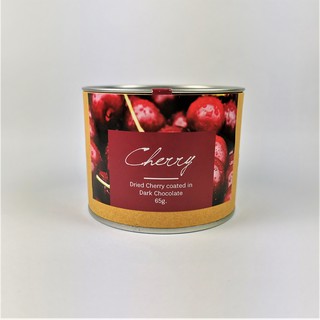 เชอร์รี่เคลือบดาร์กช็อกโกแลต และเรดช็อกโกแลต 65 กรัม Dried Cherry coated in red chocolate 65 g