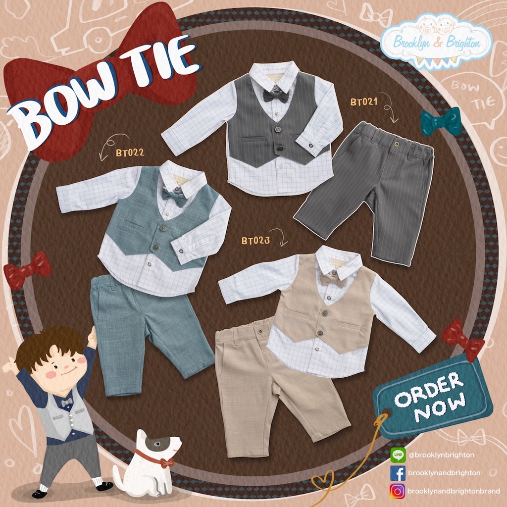 BOY SUIT 5-PC SET B11406 (IN STORE)