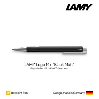 Lamy Logo M+ "Black Matt" Ballpoint Pen - ปากกาลูกลื่นลามี่โลโก้  สีดำด้าน