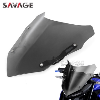 For YAMAHA MT25 MT03 2021 2022 Windshield Windscreen Pare-brise Smoke MT-25 MT-03 Motorcycle Accessories Wind Deflector