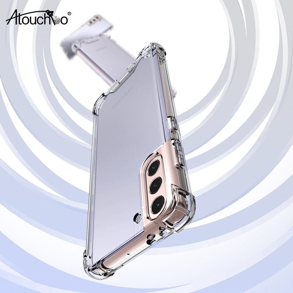เคสกันกระแทกใสAtouchbo Samsung S24FE A06 A16 A55 S22Ultra/S22+/S21Ultra/S21+/S21FE/A22/A52S/A52 ขอบนิ่มหลังแข็ง Kingkong