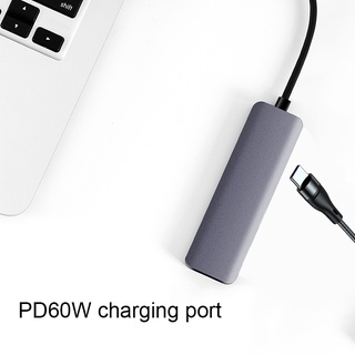 จัดส่งจากกรุงเทพusb 3.0 2.0 hub อะแดปเตอร์ฮับ USB-C เป็น HDMI VGA USB 3.1 Type C PD Charging Port แล็ปท็อป #6