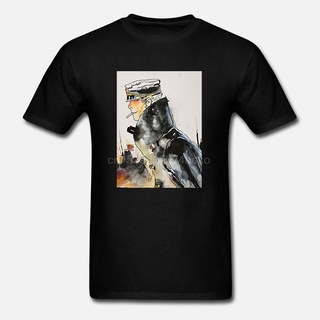 เสื้อยืดผ้าฝ้าย พร้อมส่ง เสื้อยืดคอกลม แขนสั้น ผ้าฝ้าย พิมพ์ลาย Corto Maltese คุณภาพสูง สําหรับผู้ชาย