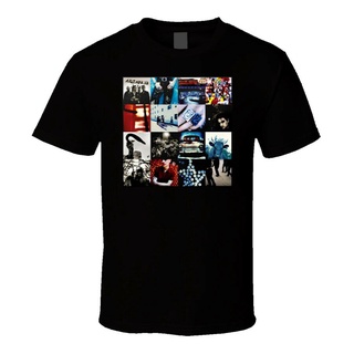 เสื้อยืดโอเวอร์ไซส์U2 Achtung Baby Bono U2 Band 411 เสื้อยืดลําลอง สําหรับผู้ชาย ส่งฟรีS-3XL