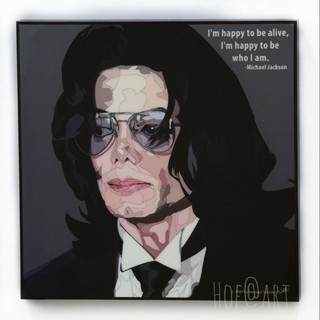 Michael Jackson #2 MJ ไมเคิล แจ็คสัน นักร้อง รูปภาพ​ติดผนัง pop art กรอบรูป แต่งบ้าน ของขวัญ ของสะสม