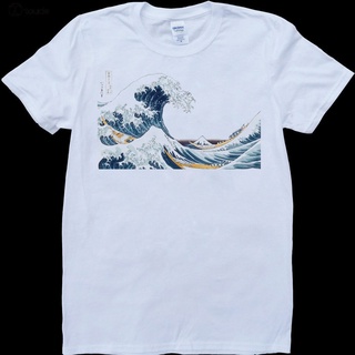 2019 ใหม่ล่าสุด ผู้ชาย &amp;#39; S เสื้อยืดแฟชั่น ลายคลื่นยักษ์ Hokusai The Great สไตล์คลาสสิก