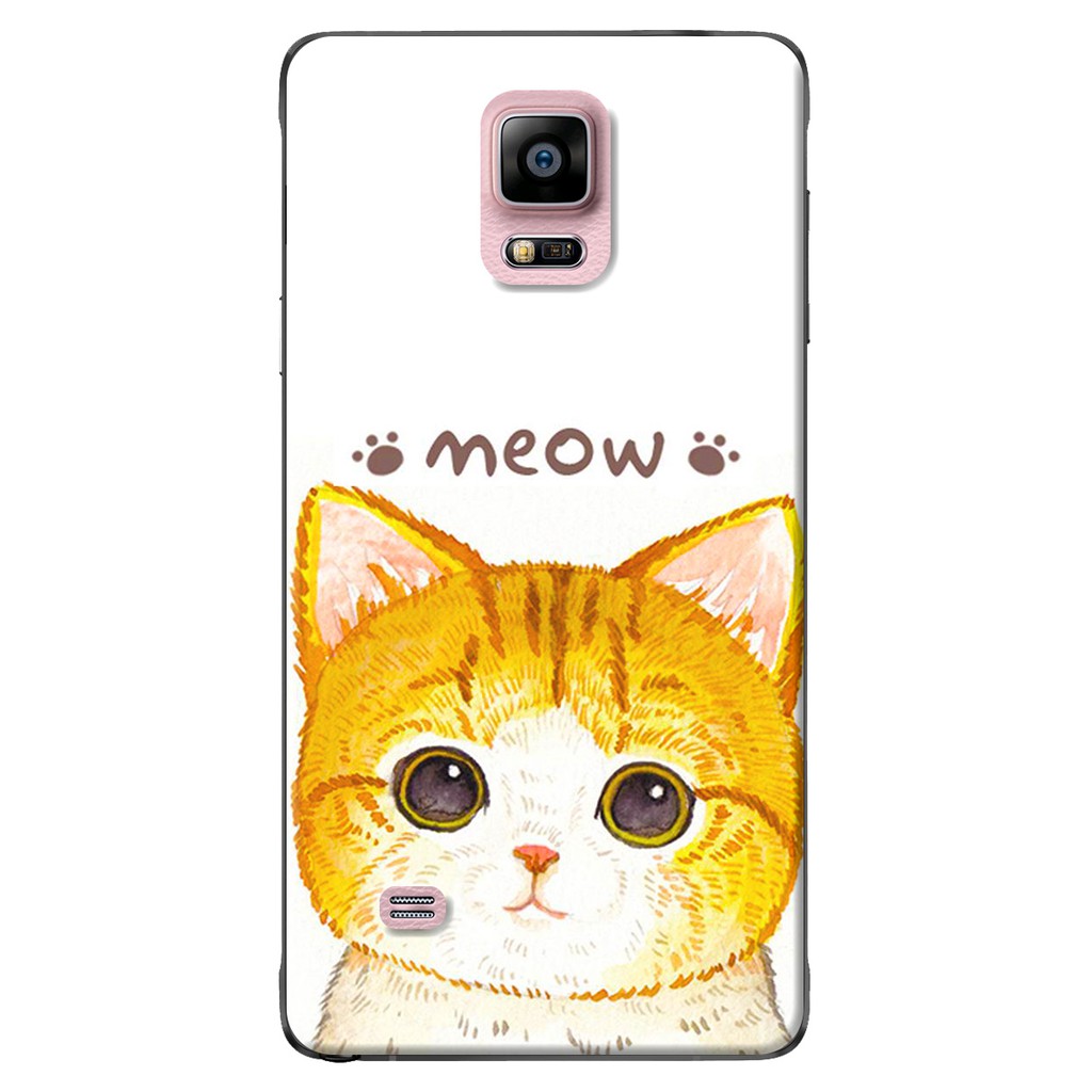 Samsung Galaxy Note 4, Note 5, Note 7, Note 7, Note 8, Note 9 Case With Meow Images
