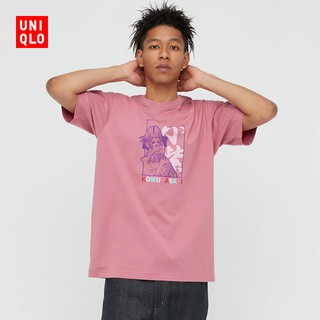 เสื้อคนอ้วนผญ - เสื้อยืดลําลองUniqloสําหรับผู้ชาย/ผู้หญิงแขนสั้นการ์ตูนเสื้อกันลมOnepieceอะนิเมะ440