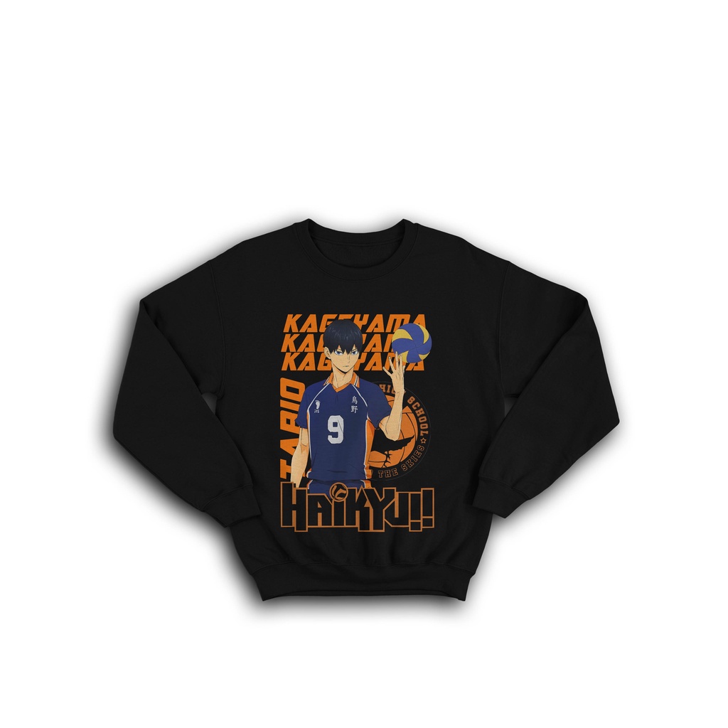 ใหม่ล่าสุด CREWNECK SWETER HAIKYU KAGEYAMA SHOYO HINATA SHOUYOUKITAKA IZUMI TABIO HINATA HYUUGA