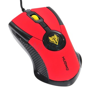 USB Optical Mouse NUBWO (NM-84 ANCIENT) Red/Black