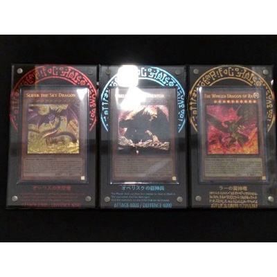 การ์ดอะคริลิคศิลปะแบบกําหนดเองระดับพรีเมียม Slab Brick Cover Case - YuGiOh Dark Magician Girl God Ob