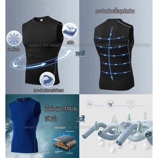 เสื้อรัดกล้ามเนื้อ แขนกุด Pro Combat Running Shirt body fit แท้100% เสื้อออกกำลังกาย เสื้อวิ่ง ฟิตเนส