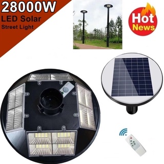 โคมไฟ UFO 16 ช่อง LED 20000W - 28000W  Square Light  ไฟถนน ไฟโซล่าเซลล์ Solar Street Light พลังงานแสงอาทิตย์ LED แสงขาว