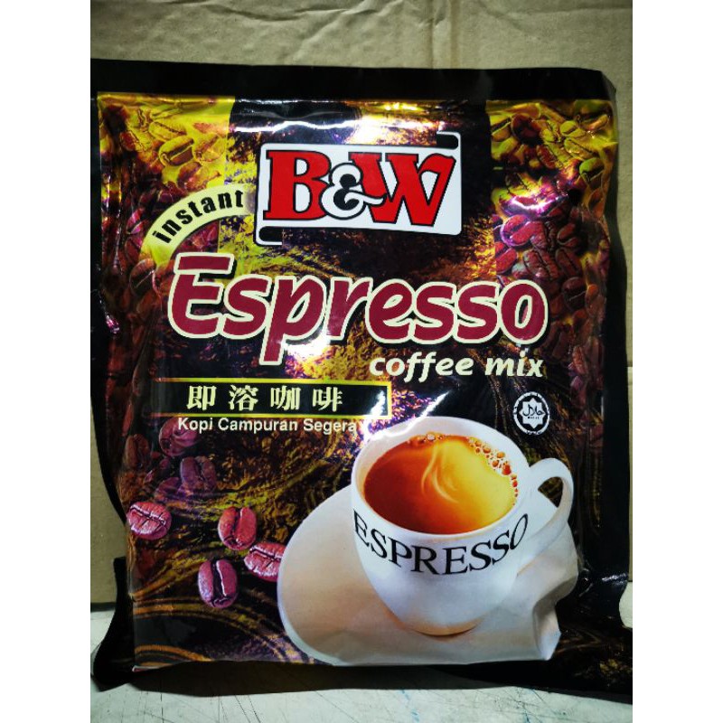 กาแฟ​ B &​ W  Espresso​  เข้มข้น​ หอมถูกใจคอกาแฟ​  โดย​ กินจริงกินจัง
