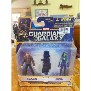 Marvel Guardians of The Galaxy Star-Lord and Gamora Figure 2-Pack Battle gear
