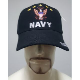 หมวกแก๊ป usa. งานนอก สีดำ
ปัก NAVY