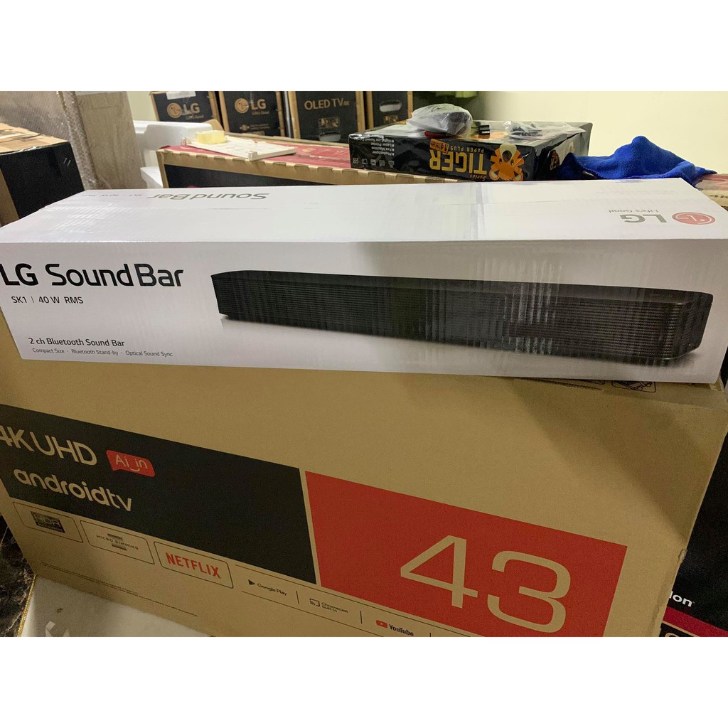 LG Sound Bar SK1 พลังเสียง 40 วัตต์ ขนาดกะทัดรัด