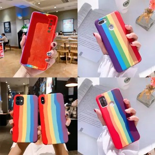 เคส สายรุ้งไล่โทนสีนิ่ม Case infinix Note8 / Hot 10 / Smart 5 / Hot 9Play / Hot 9 / Hot 8 / Smart HD เคสนิ่มซิลิคอน เคส