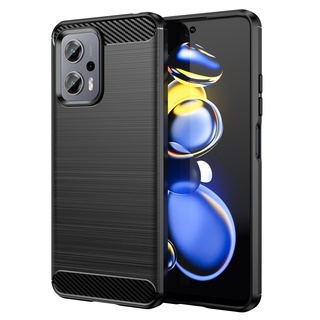 เคสซิลิโคนนิ่ม คาร์บอนไฟเบอร์ สําหรับ Xiaomi Poco X4 GT 5G Poco X4 GT