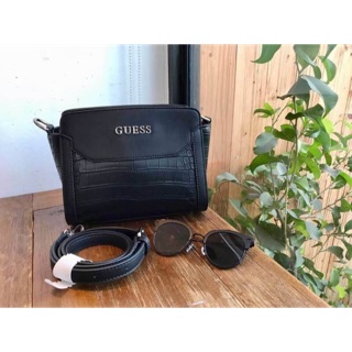 GUESS CROC SHOULDER BAG