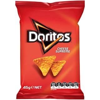 Doritos Corn Chip Cheese Supreme 170g. โดริโทสคอร์นชิปชีสสุพรีม 170 กรัม สินค้าจาก ออสเตเลีย