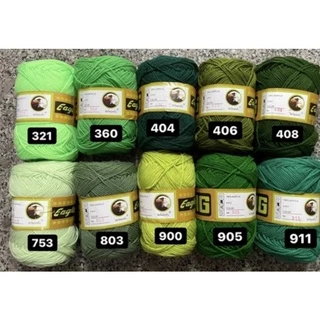 ไหมพรมอีเกิล Eagle ไหมอีเกิ้ล 420หลา 🧶 มี 105 สี (ม้วนใหญ่) ไหมคุณภาพดี ไหมพรม