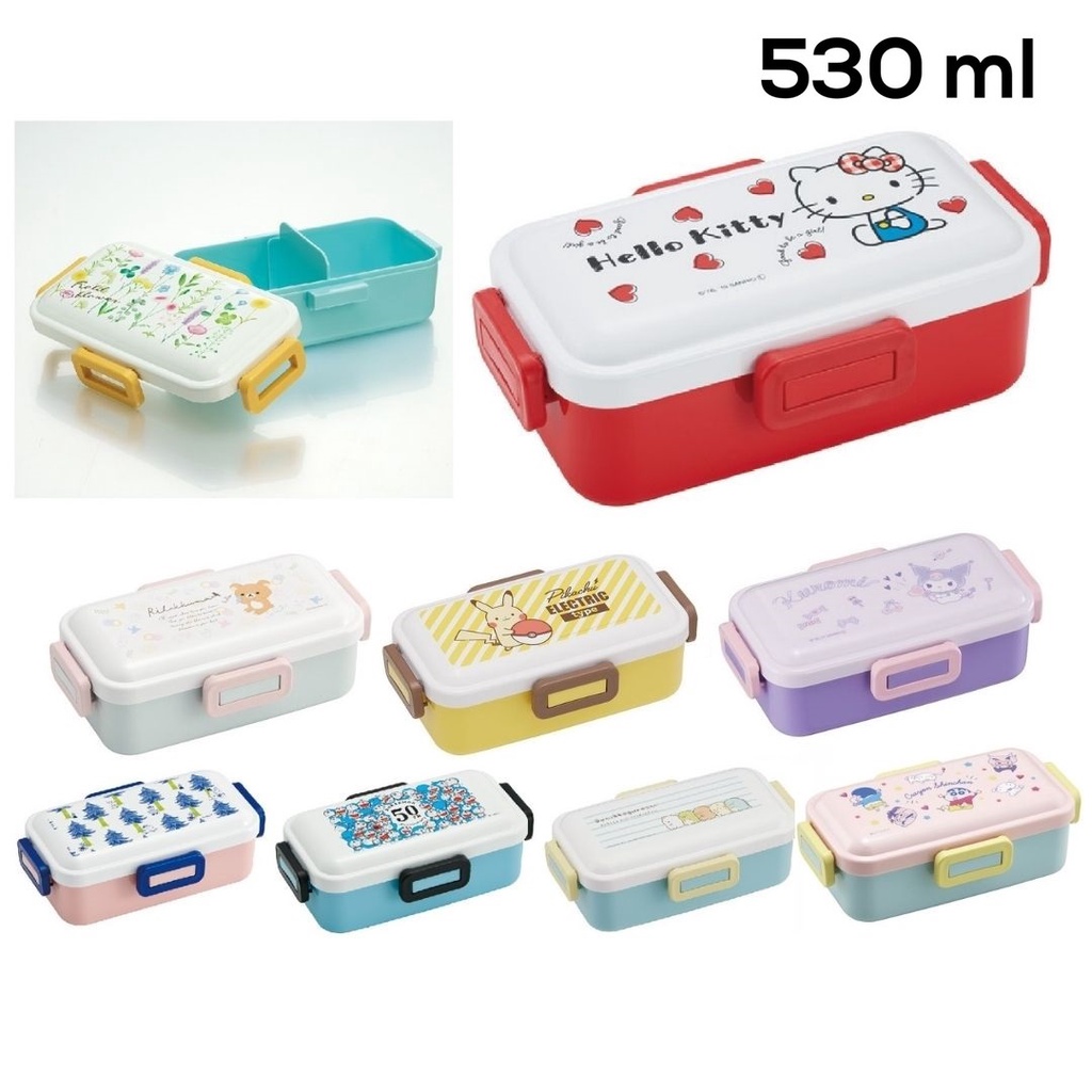 กล่องข้าว made in Japan ไม่รั่ว ไม่ซึม Skater กล่องอาหาร 650 ml กล่องเบนโตะ bento