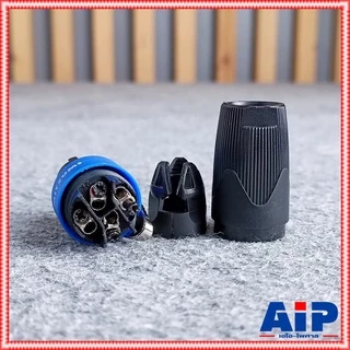 แพ็ค4อัน MITSUMI SPEAKON ไม่มีหาง สีน้ำเงิน กดล็อค speakon สเปคคอน ตัวผู้ แจ็คสเปคคอน สเปคคอนตู้ลำโพง เอไอ-ไพศาล